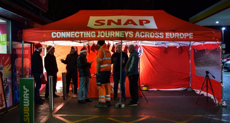 Drivers highlight Christmas pressures at SNAP festive event