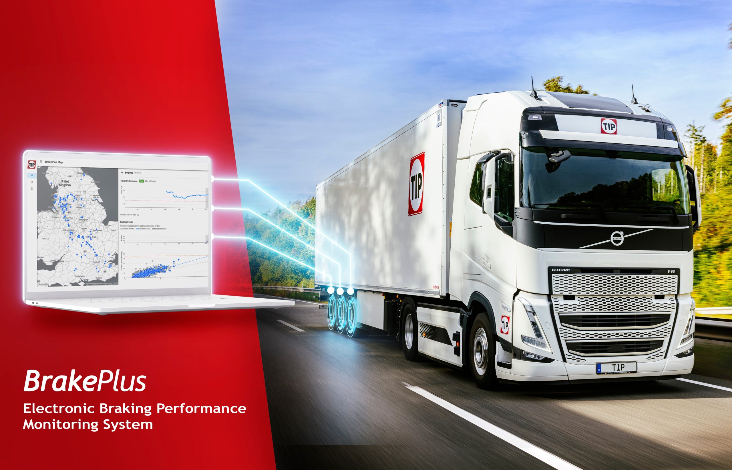 BrakePlus EBPMS fitted to more than 23,000 trailers