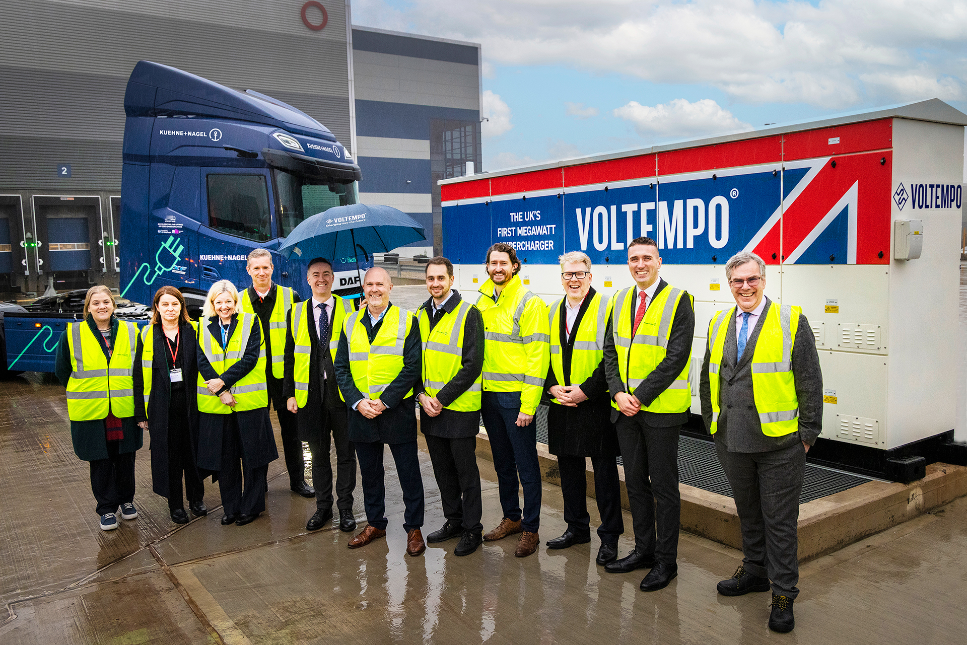 Voltempo powers UK’s first megawatt-scale eHGV charging hub