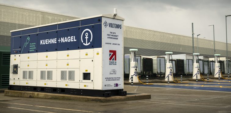 Voltempo powers UK’s first megawatt-scale eHGV charging hub