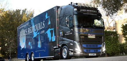 New high-spec Volvo FH Rigid for James Removals