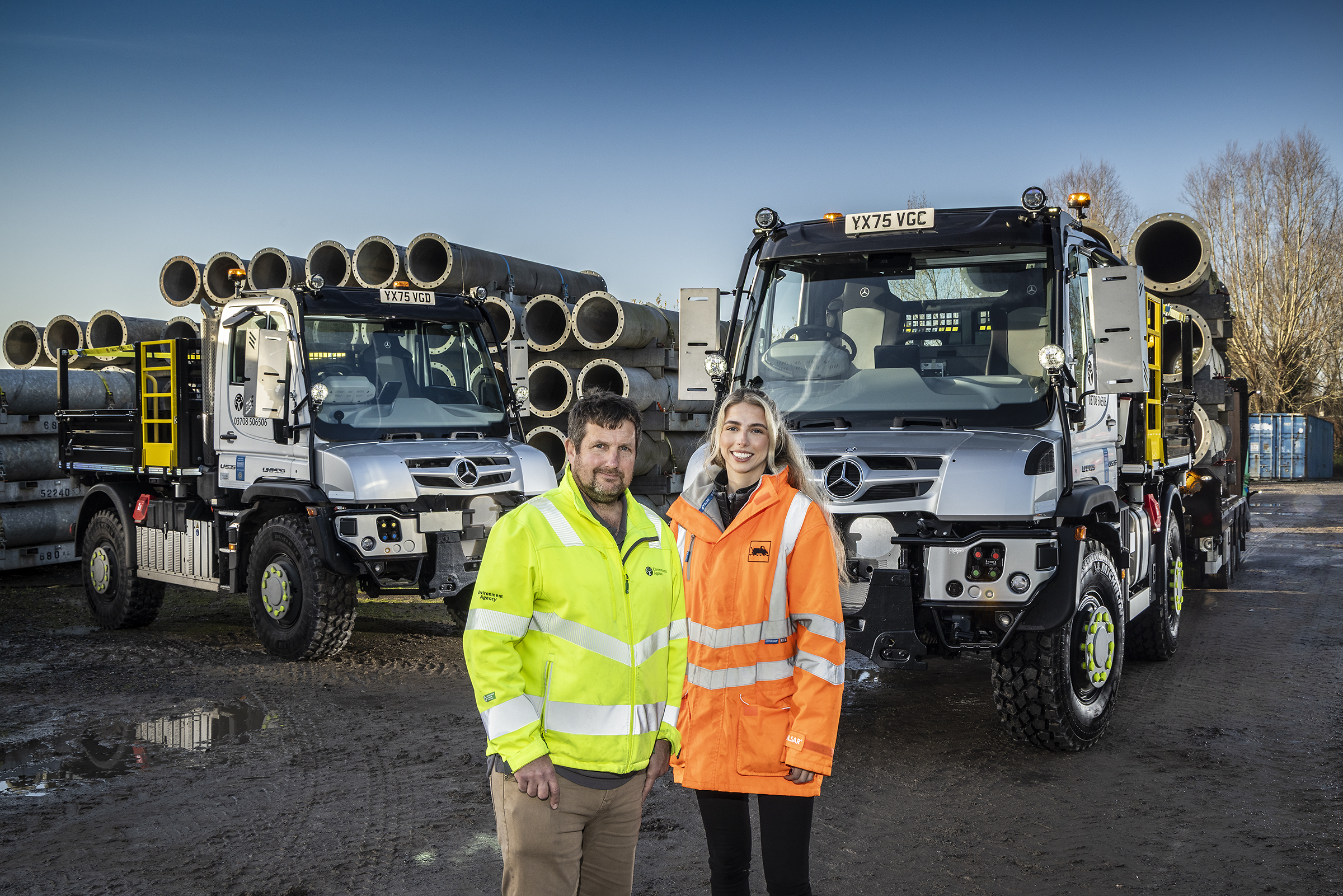 Two Unimogs join specialist vehicle fleet for incident response role with the Environment Agency
