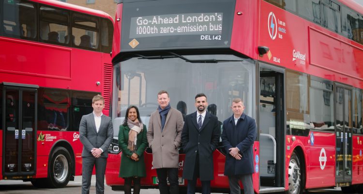 Go-Ahead celebrates 1,000 zero-emission buses in London