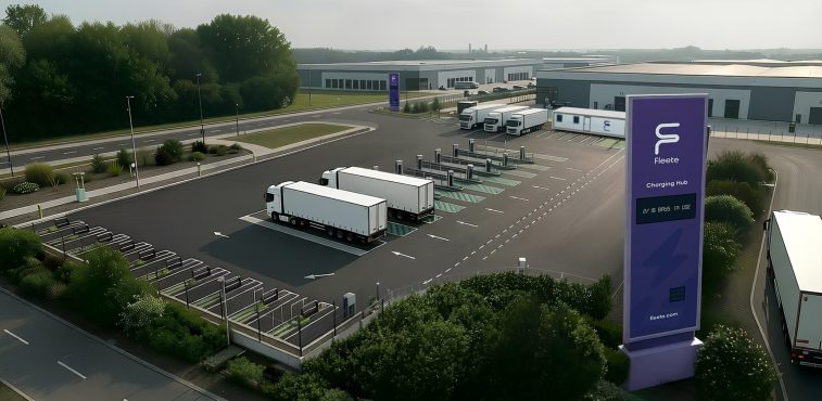 Fleete secures consent for an eHGV charging hub at Hams Hall