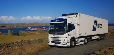 DFDS Introduces Shetland’s First Electric Heavy-Duty Truck