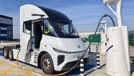 Voltempo HyperCharger sets UK HGV charging record
