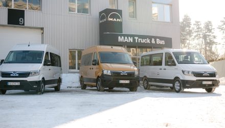 MAN donates four MAN TGEs for school transport in Ukraine