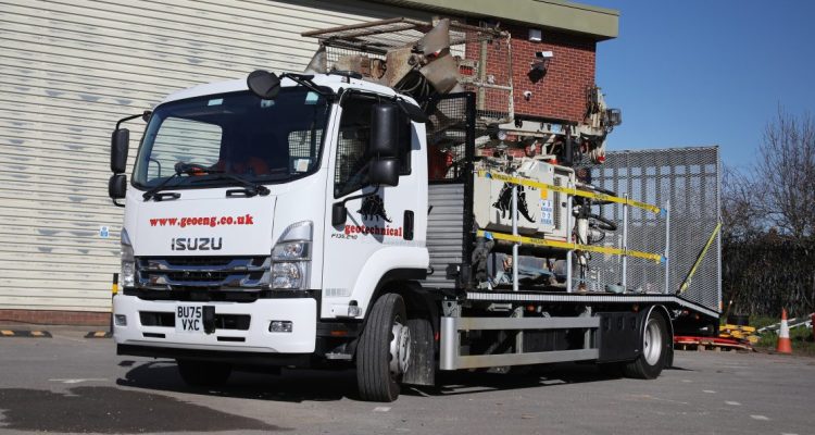 Geotechnical Engineering takes delivery of four Isuzu F135.240 trucks