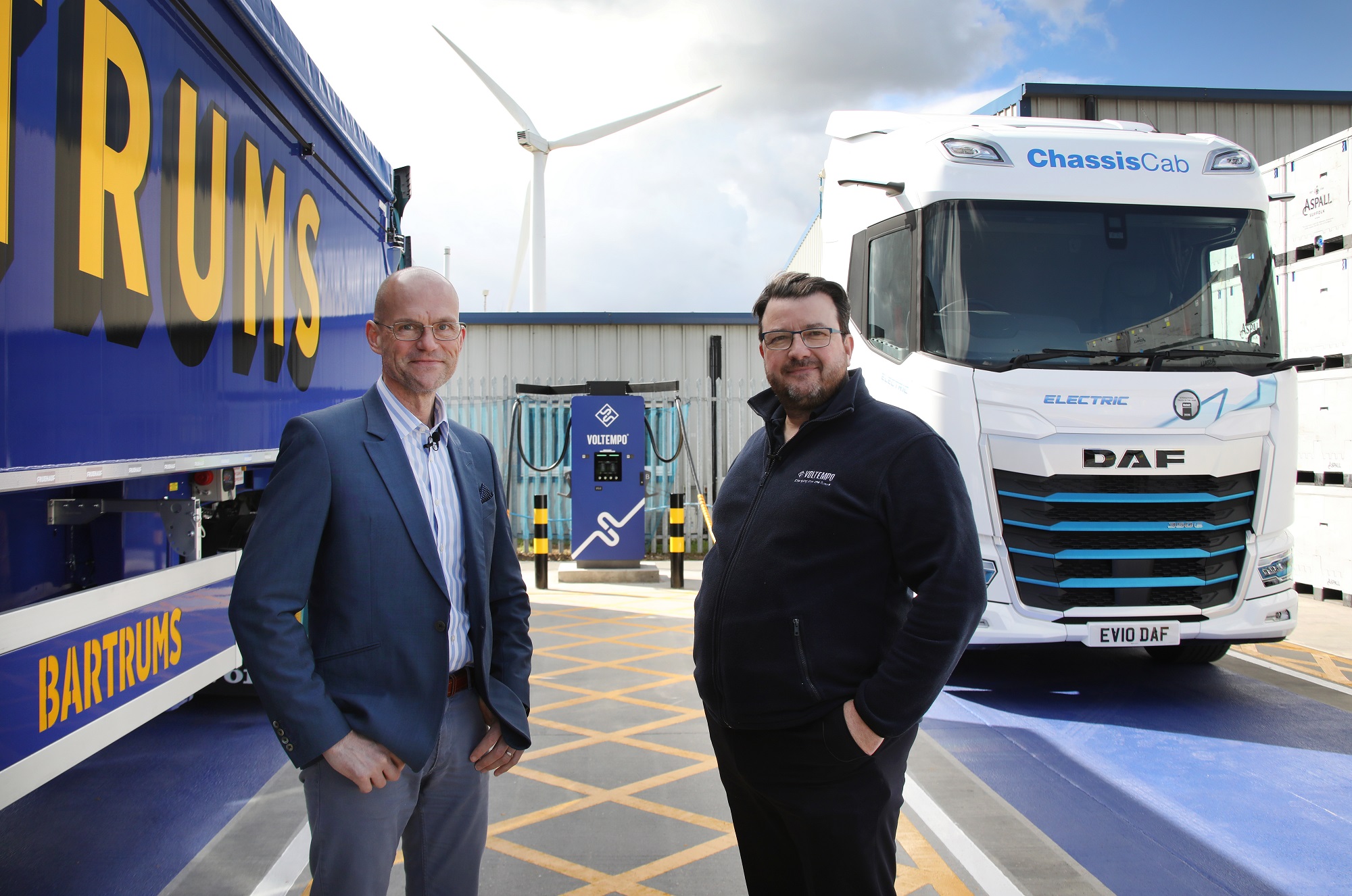 Depot Charging Scheme helps Bartrums Haulage power up