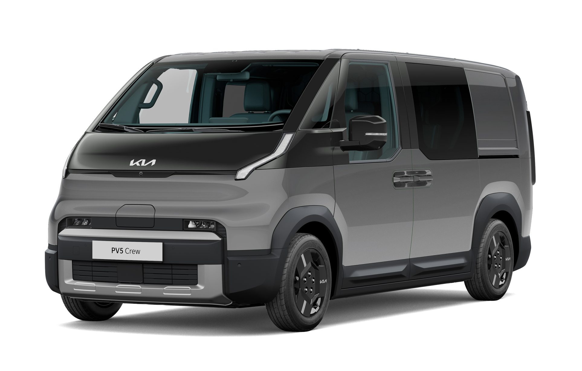 Kia PV5 Crew: from two-seat to five-seat crew layout