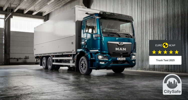 MAN TGM Earns Five-Star Euro NCAP Rating