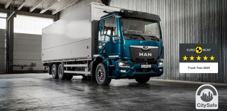 MAN TGM Earns Five-Star Euro NCAP Rating