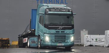 Volvo FM Electric shows its steel for special green delivery