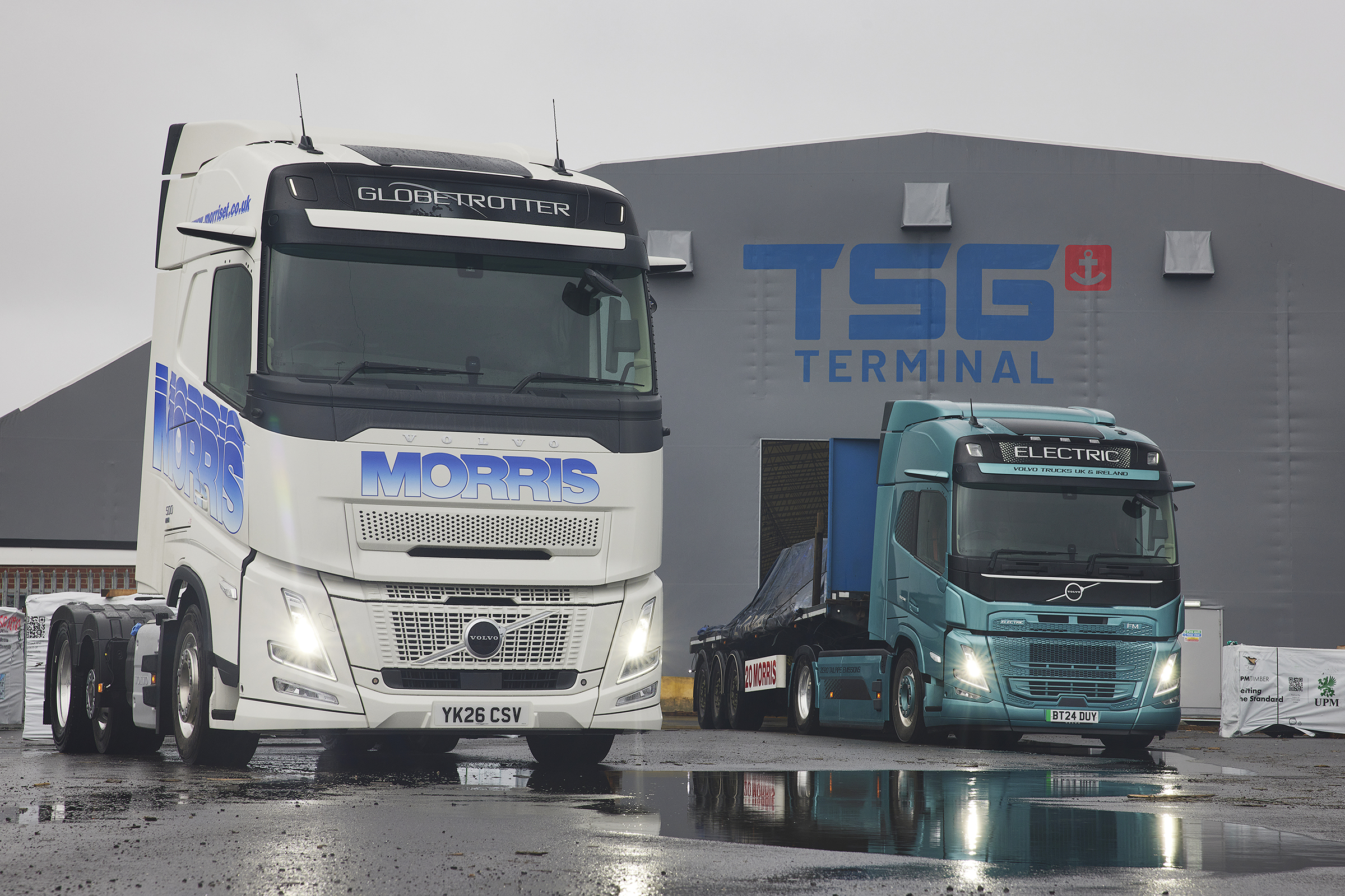Volvo FM Electric shows its steel for special green delivery