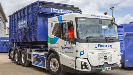 Powerday adds electric Volvo FM Low Entry hookloaders