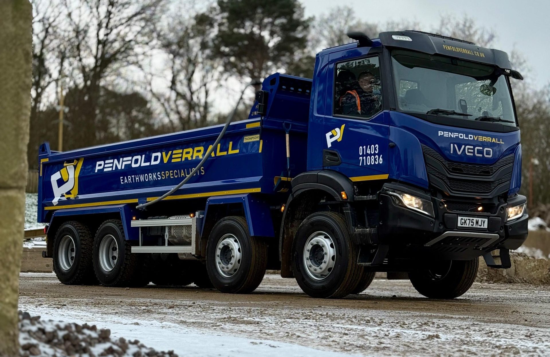 Rugged IVECO X-Way broadens Penfold Verrall tipper fleet