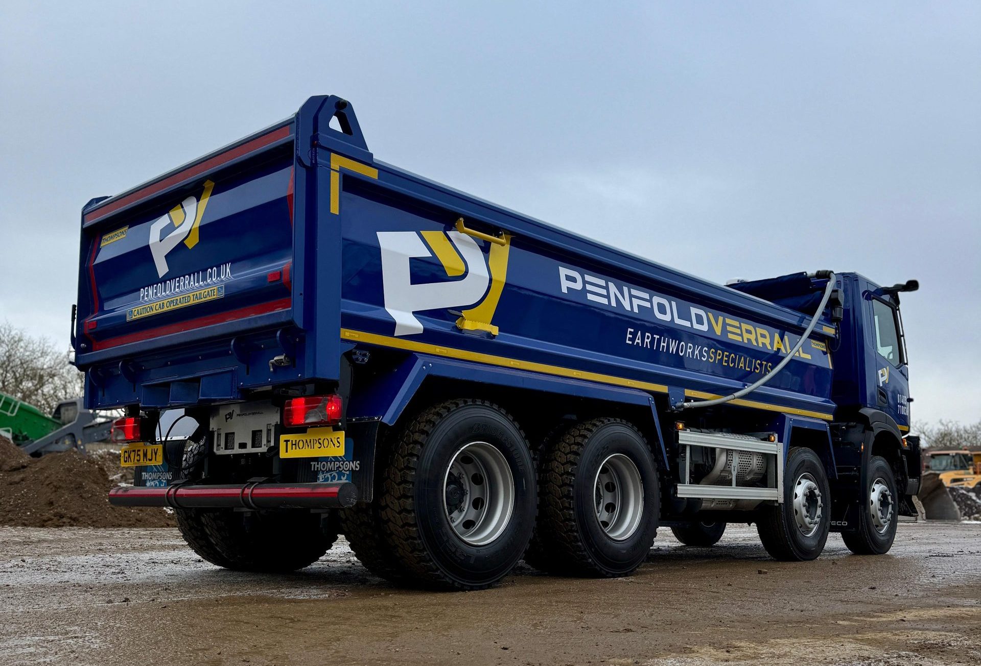Rugged IVECO X-Way broadens Penfold Verrall tipper fleet