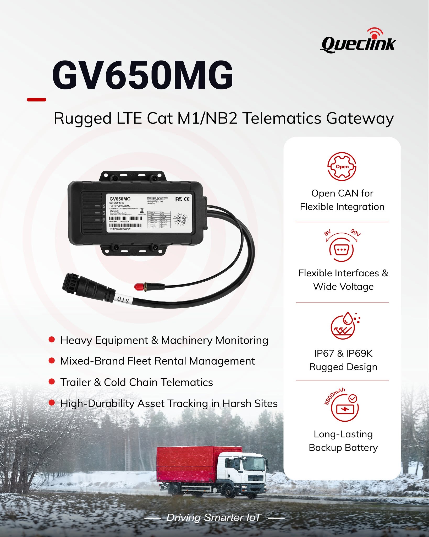 Queclink launches advanced GV650MG trailer tracker