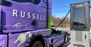 Scotland’s first E-HGV megawatt charging hub live at Russell Group