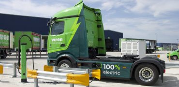Mer powers eHGVs for Wren Kitchens