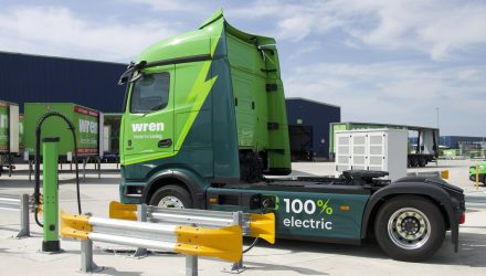Mer powers eHGVs for Wren Kitchens
