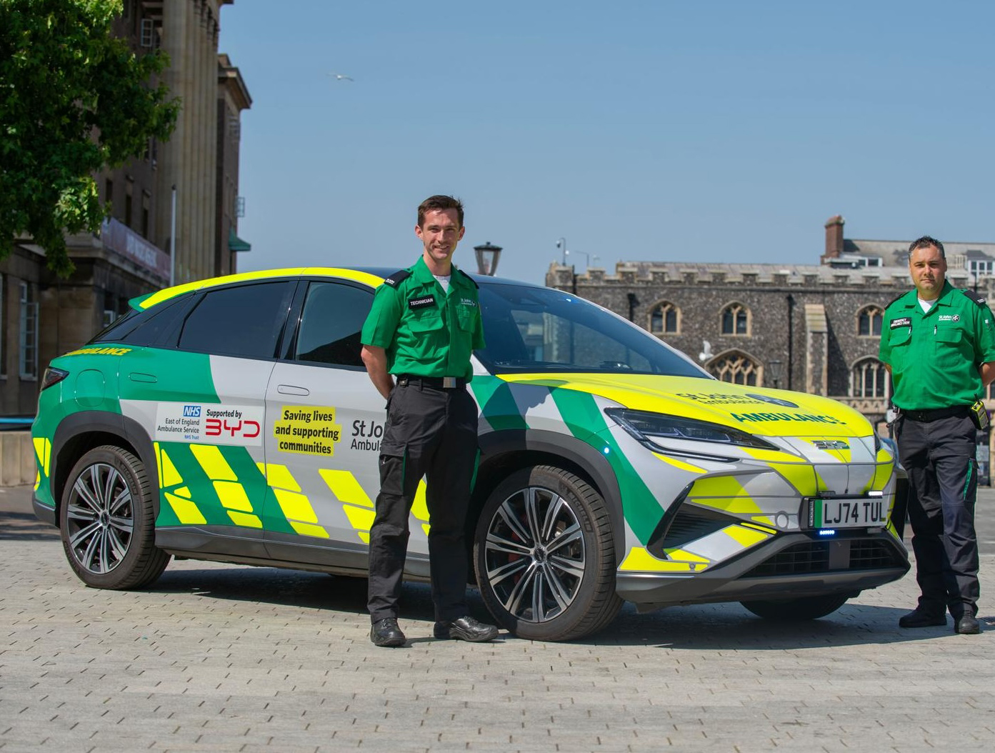 BYD partners with St John Ambulance to test the SEALION 7