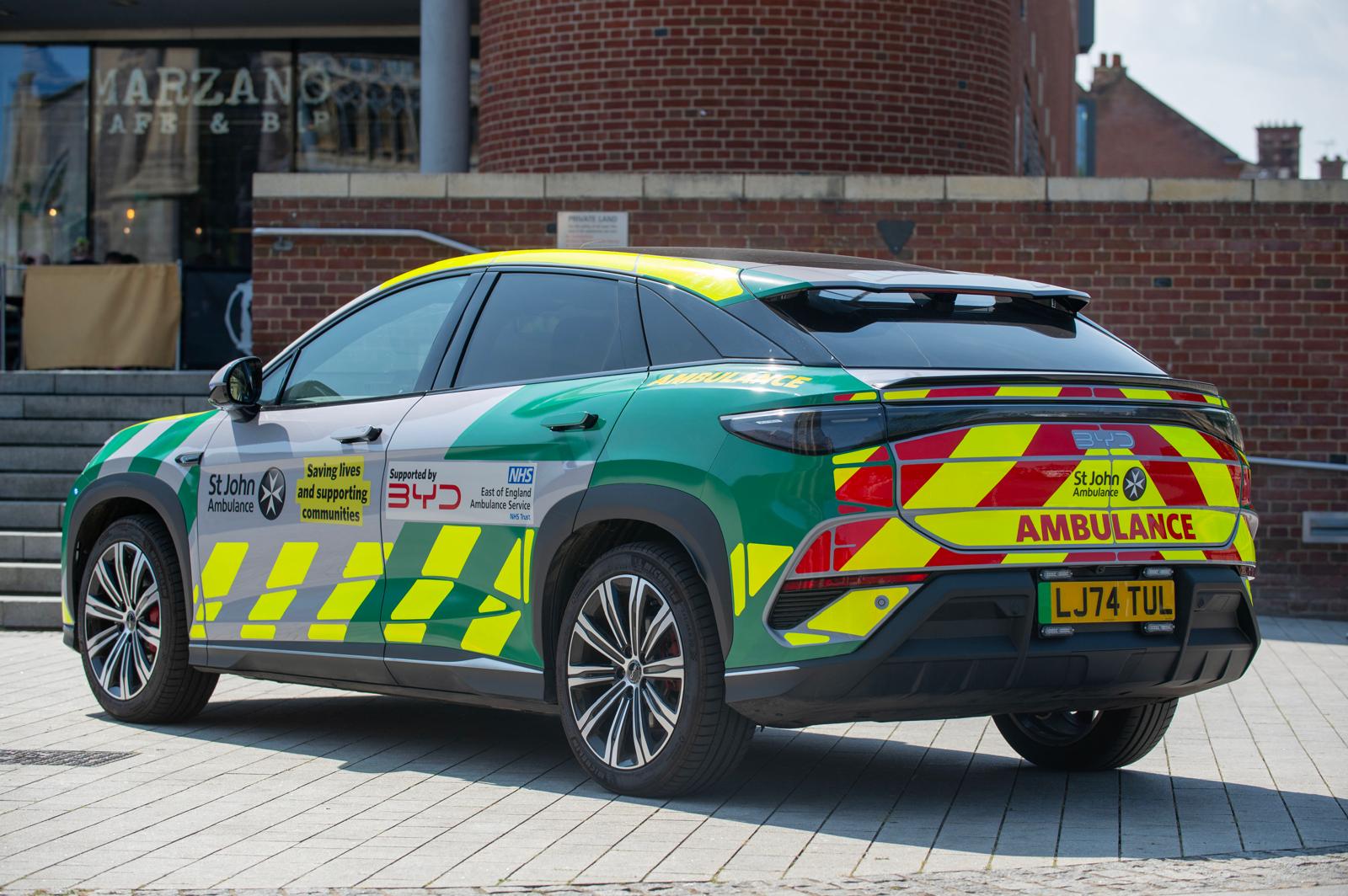 BYD partners with St John Ambulance to test the SEALION 7