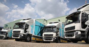 Four new Volvo FE refrigerated trucks for Nortrade