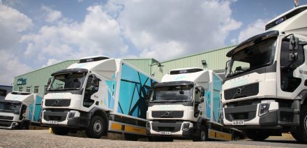 Four new Volvo FE refrigerated trucks for Nortrade