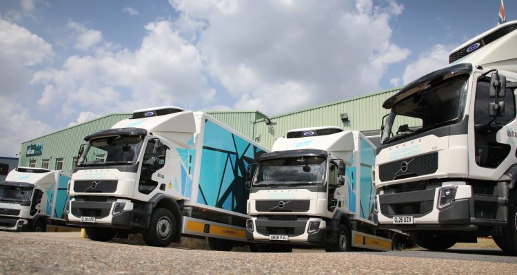 Four new Volvo FE refrigerated trucks for Nortrade