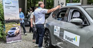 Viasat demonstrates first in-car satellite voice calls