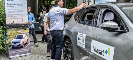 Viasat demonstrates first in-car satellite voice calls