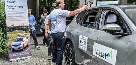Viasat demonstrates first in-car satellite voice calls