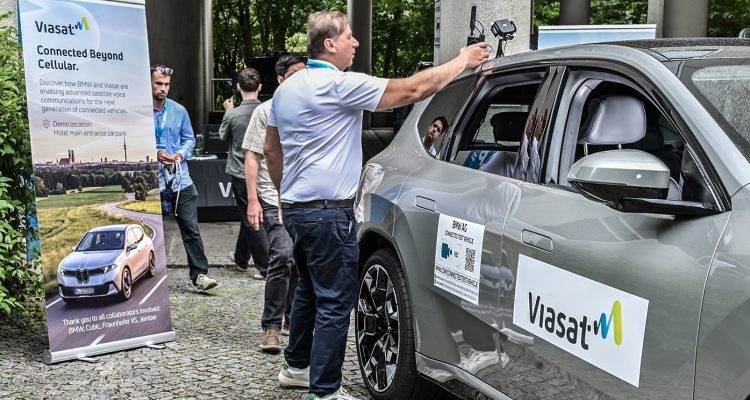Viasat demonstrates first in-car satellite voice calls