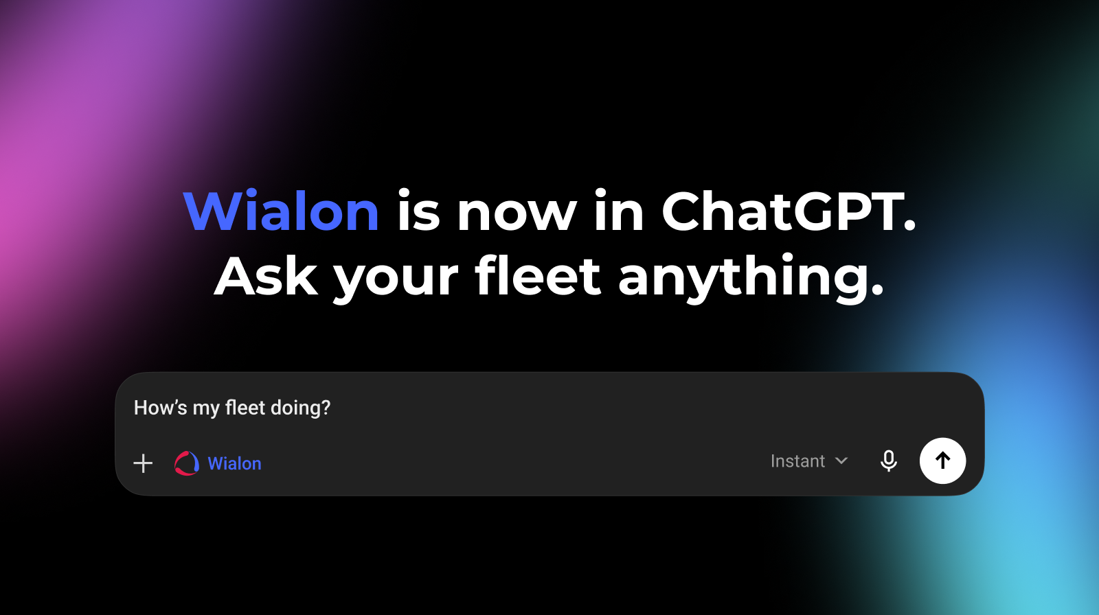 Wialon launches ChatGPT app to simplify fleet management