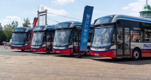 Falcon Buses unveils its new fleet of electric buses