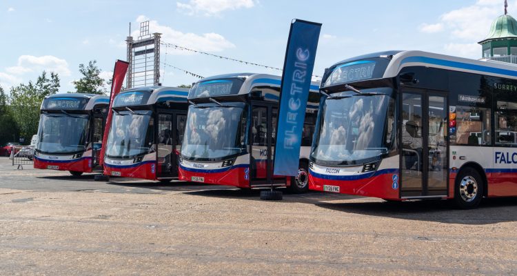 Falcon Buses unveils its new fleet of electric buses