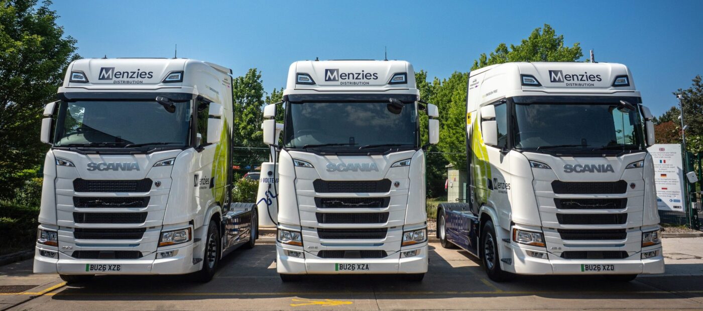 Menzies adds battery-electric trucks under eFREIGHT 2030