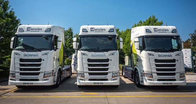 Menzies adds battery-electric trucks under eFREIGHT 2030