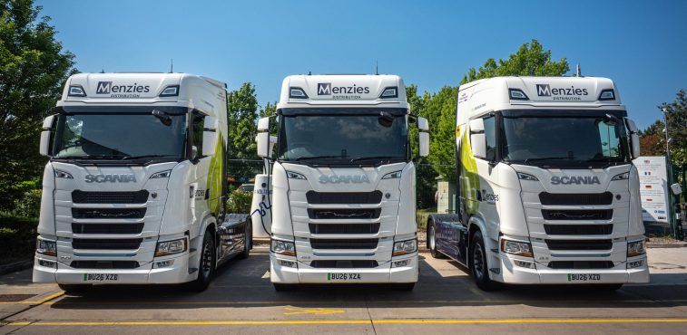 Menzies adds battery-electric trucks under eFREIGHT 2030