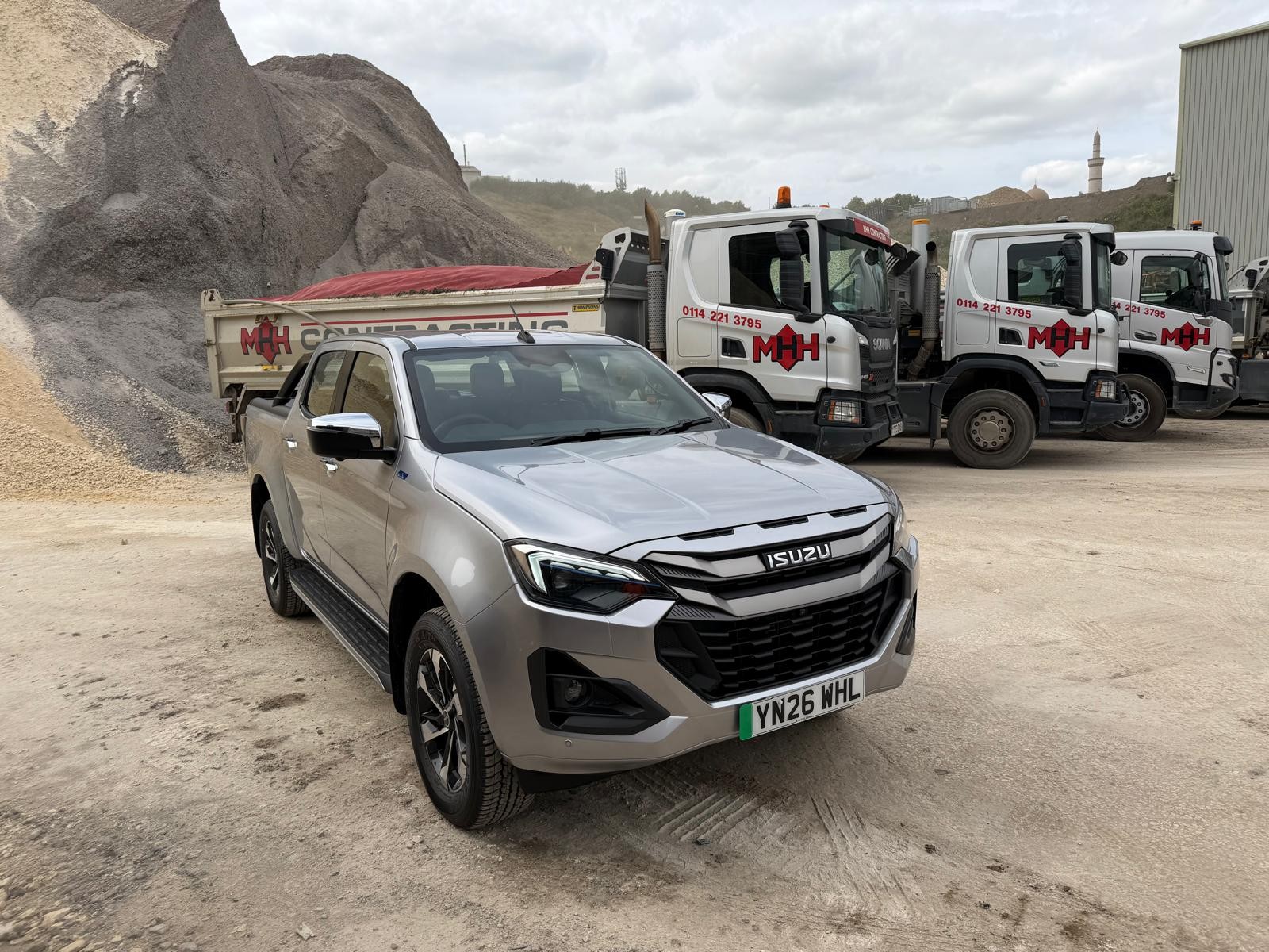 MHH Contracting takes delivery of two Isuzu D-Max Electric pick-ups