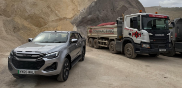 MHH Contracting takes delivery of two Isuzu D-Max Electric pick-ups
