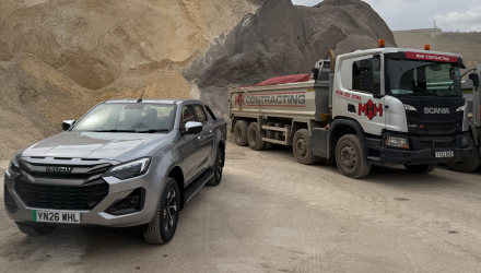 MHH Contracting takes delivery of two Isuzu D-Max Electric pick-ups