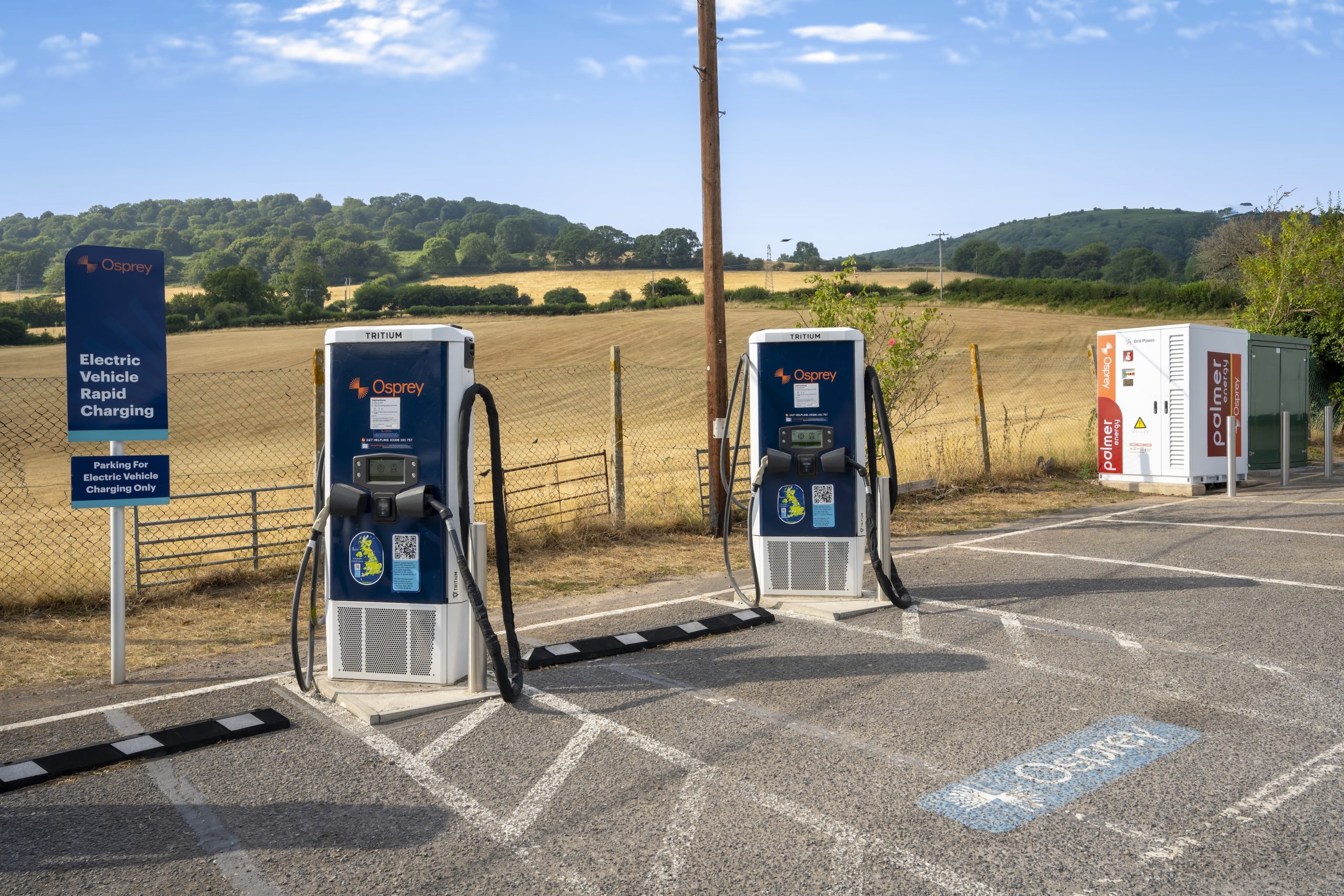 Osprey Charging’s first battery storage system