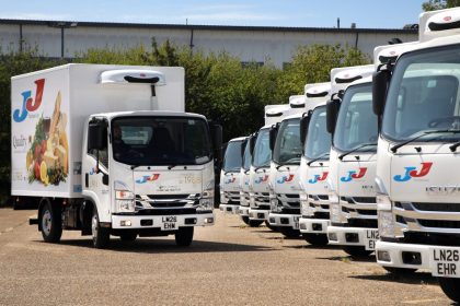 JJ Foodservice adds 20 new Isuzu Grafters to fleet