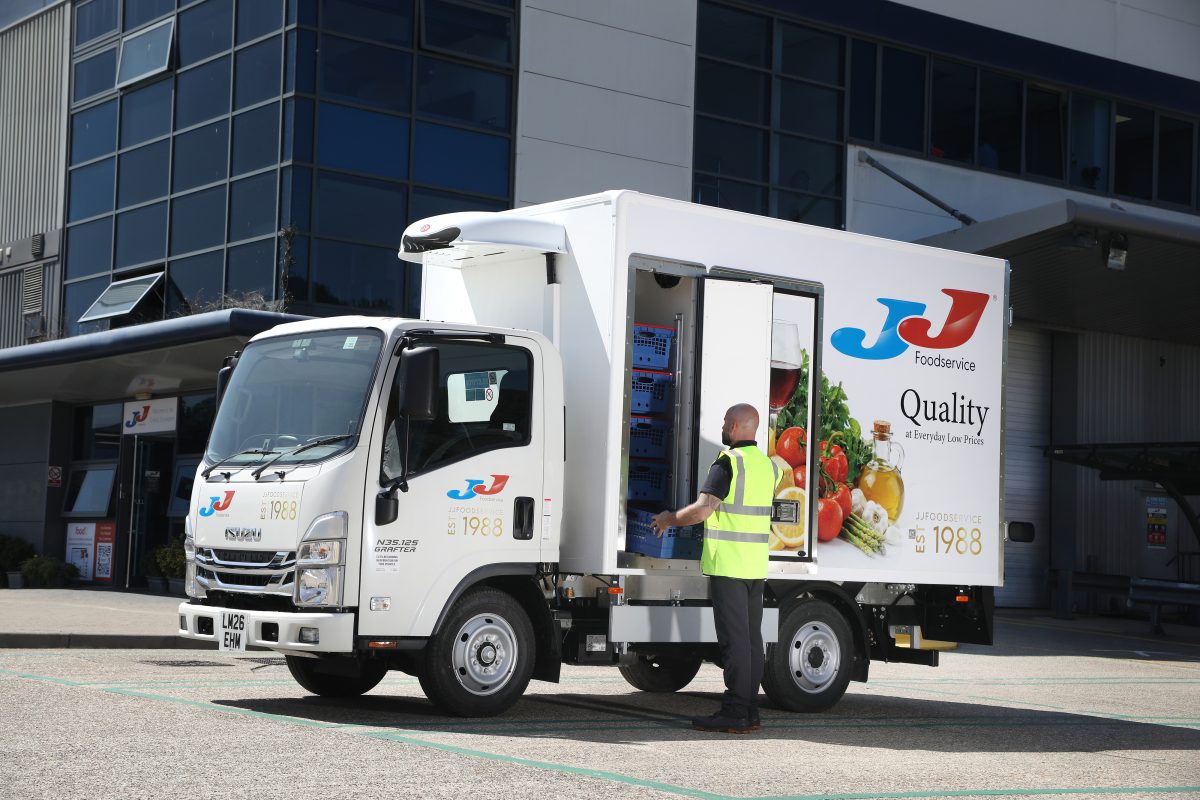 JJ Foodservice adds 20 new Isuzu Grafters to fleet