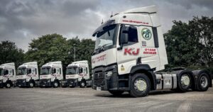 KJ Transport invests in Renault Trucks T480 fleet upgrade