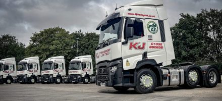 KJ Transport invests in Renault Trucks T480 fleet upgrade
