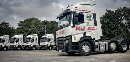 KJ Transport invests in Renault Trucks T480 fleet upgrade