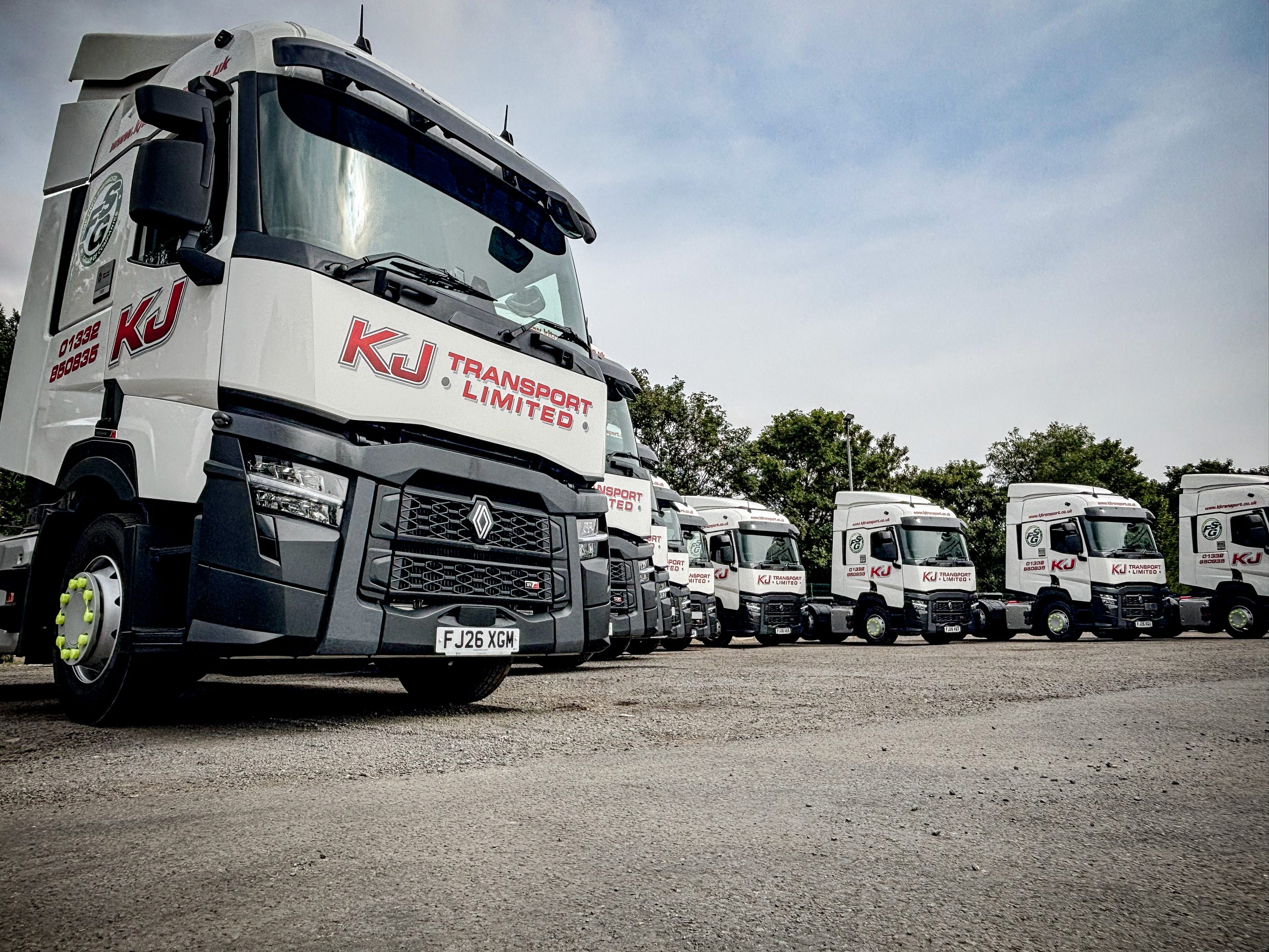 KJ Transport invests in Renault Trucks T480 fleet upgrade
